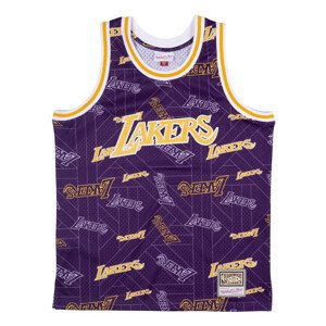 Mitchell & Ness La Lakers Swingman Jersey - Férfi - Jersey Mitchell & Ness - Lila - MSPOBW19081-LALPTPR - Méret: M