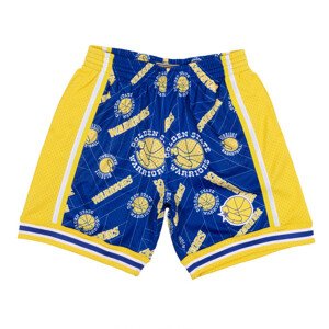 Mitchell & Ness Golden State Warriors Swingman Short - Férfi - Rövidnadrág Mitchell & Ness - Kék - SHORBW19082-GSWPTNY - Méret: 2XL