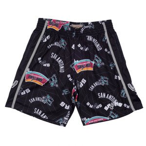 Mitchell & Ness San Antonio Spurs Swingman Short - Férfi - Rövidnadrág Mitchell & Ness - Fekete - SHORBW19082-SASPTBK - Méret: L