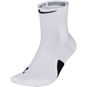 Nike Elite Mid Socks - Unisex - Zokni Nike - Fehér - SX7625-100 - Méret: S