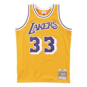 Mitchell & Ness NBA Swingman Jersey Los Angeles Lakers Kareem Abdul Jabbar - Férfi - Jersey Mitchell & Ness - Sárga - SMJYAC18110-LALLTGD84KAB - Méret