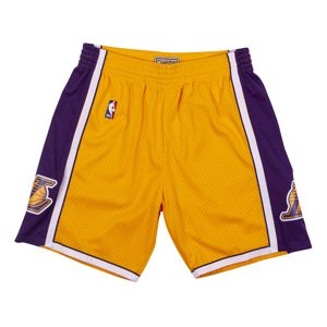 Mitchell & Ness NBA Swingman Shorts Los Angeles Lakers - Férfi - Rövidnadrág Mitchell & Ness - Sárga - SMSHCP19075-LALLGPR091 - Méret: L