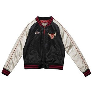 Mitchell & Ness Wmns Lunar Dragon Jacket Chicago Bulls Black - Nők - Dzseki Mitchell & Ness - Fekete - FLZPKM19016-CBUBLCK - Méret: 2XL