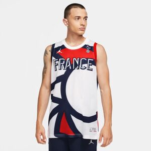 Jordan France Jumpman Jersey - Férfi - Jersey Jordan - Fehér - CT2187-100 - Méret: M