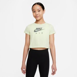 Nike Sportswear Girls Crop Tee - Nők - Rövid ujjú póló Nike - Zöld - DJ6932-303 - Méret: XL