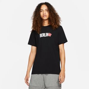 Jordan Berlin Black Tee - Férfi - Rövid ujjú póló Jordan - Fekete - DD8032-010 - Méret: M