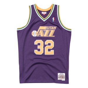 Mitchell & Ness NBA Swingman Jersey Utah Jazz Karl Malone - Férfi - Jersey Mitchell & Ness - Lila - SMJYCP18005-UJAPURP91KMA - Méret: M