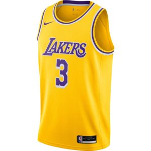 Nike Anthony Davis LA Lakers Icon Edition 2020 Jersey - Férfi - Jersey Jordan - Sárga - CW3669-728 - Méret: XL