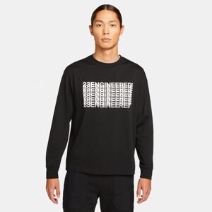 Jordan 23 Engineered Long-Sleeve Tee - Férfi - Rövid ujjú póló Jordan - Fekete - DC9767-010 - Méret: M