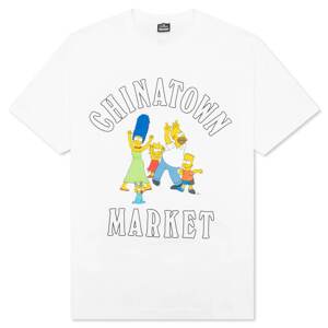The Simpsons X Chinatown Market Family Og T-Shirt White - Férfi - Rövid ujjú póló MARKET - Fehér - CTM1990346/0001 - Méret: S
