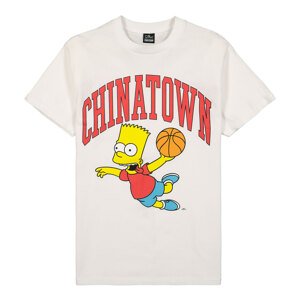 The Simpsons X Chinatown Market Air Bart Arc T-Shirt White - Férfi - Rövid ujjú póló MARKET - Fehér - CTM1990348/1201 - Méret: M