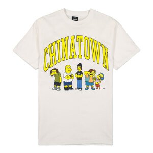 The Simpsons X Chinatown Market Ha Ha Arc T-Shirt White - Férfi - Rövid ujjú póló MARKET - Fehér - CTM1990350/1201 - Méret: S