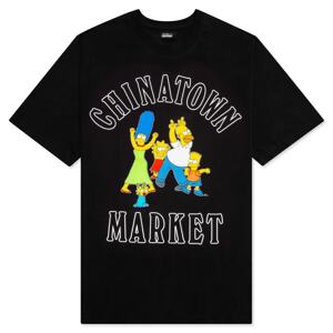 The Simpsons X Chinatown Market Family Og T-Shirt Black - Férfi - Rövid ujjú póló MARKET - Fekete - CTM1990346/1201 - Méret: M