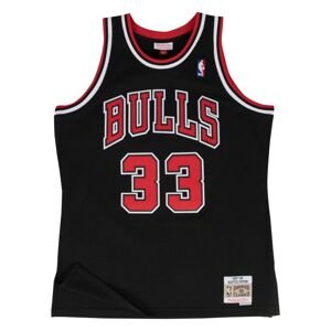 Mitchell & Ness NBA Swingman Jersey Chicago Bulls Scottie Pippen Black - Férfi - Jersey Mitchell & Ness - Fekete - SMJYGS18151-CBUBLCK97SPI - Méret: S