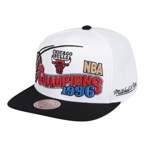 Mitchell & Ness 96 Champions Wave Snapback HWC Chicago Bulls White - Unisex - Sapka Mitchell & Ness - Fehér - HHSS1081-CBUYYPPPWHBK - Méret: UNI