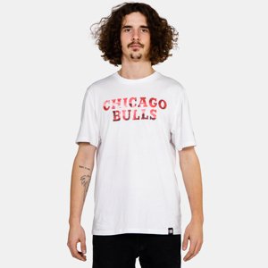 NEW ERA NBA Photographic Wordmark Tee Chicago Bulls White - Férfi - Rövid ujjú póló New Era - Fehér - 12869842 - Méret: S