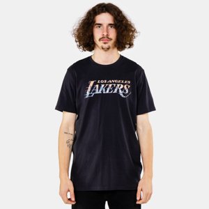 NEW ERA NBA Photographic Wordmark Tee Los Angeles Lakers Navy - Férfi - Rövid ujjú póló New Era - Fekete - 12553364 - Méret: XL