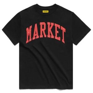 Market Arc Puff T-shirt Black - Férfi - Rövid ujjú póló MARKET - Fekete - 399000613/0001 - Méret: S
