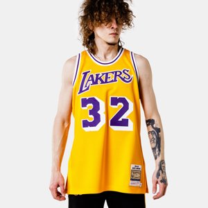 Mitchell & Ness Authentic Jersey Los Angeles Lakers Magic Johnson Yellow - Férfi - Jersey Mitchell & Ness - Sárga - AJY4GS18088-LALLTGD84EJH - Méret:
