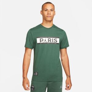 Jordan Paris Saint-Germain Tee Green - Férfi - Rövid ujjú póló Jordan - Zöld - DB6510-333 - Méret: S