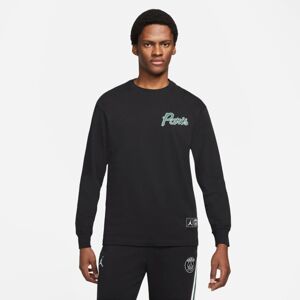 Jordan Paris Saint-Germain Long-Sleeve Tee - Férfi - Rövid ujjú póló Jordan - Fekete - DB6512-010 - Méret: L