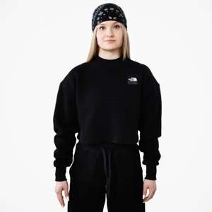 The North Face Mhysa Quilted LS Top TNF Black - Férfi - Hoodie The North Face - Fekete - NF0A5ID9JK31 - Méret: XS