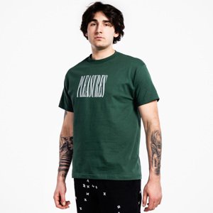 Pleasures Stretch T-Shirt Forest Green - Férfi - Rövid ujjú póló Pleasures - Zöld - P21W044-GREEN - Méret: S