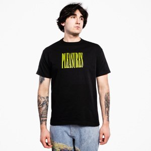 Pleasures Stretch T-Shirt Black - Férfi - Rövid ujjú póló Pleasures - Fekete - P21W044-BLACK - Méret: S