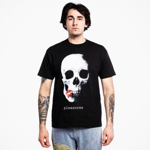 Pleasures Make Out T-Shirt Black - Férfi - Rövid ujjú póló Pleasures - Fekete - P21W036-BLACK - Méret: M