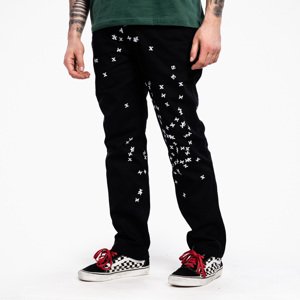 Pleasures Vomit Printed Trousers Black - Férfi - Nadrág Pleasures - Fekete - P21W021-BLACK - Méret: 36