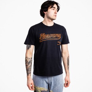 Pleasures Dub Pigment DYE T-Shirt Black - Férfi - Rövid ujjú póló Pleasures - Fekete - P21W040-BLACK - Méret: S