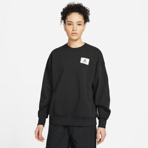 Jordan Essentials Wmns Fleece Crew Sweatshirt - Nők - Hoodie Jordan - Fekete - DM5189-010 - Méret: S