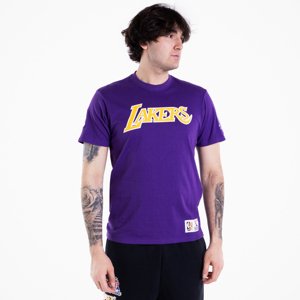 Mitchell & Champ City S/S Los Angeles Lakers Tee - Férfi - Rövid ujjú póló Mitchell & Ness - Lila - TCRW3237-LALYYPPPPURP - Méret: XL