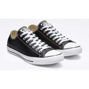 Converse Chuck Taylor Leather Black - Gyerek - Tornacipő Converse - Fekete - 132174C - Méret: 41