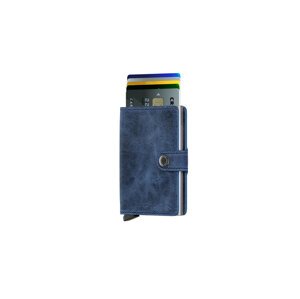 Secrid Miniwallet Vintage Blue - Unisex - Kiegészítők Secrid - Kék - MV-Blue - Méret: UNI