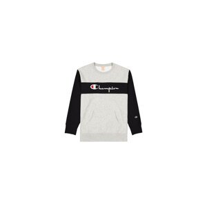 Champion Colour Block Kangaroo Pocket Reverse Weave Sweatshirt - Férfi - Hoodie Champion - Szürke - 214049-EM004 - Méret: L