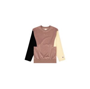 Champion Velour Colour Block Sweatshirt - Nők - Hoodie Champion - Multicolor - 112242-MS019 - Méret: M