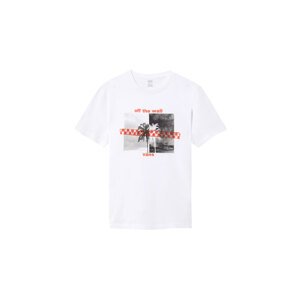 Vans Wm Highlighter White - Nők - Rövid ujjú póló Vans - Fehér - VN0A4DO9WHT - Méret: L