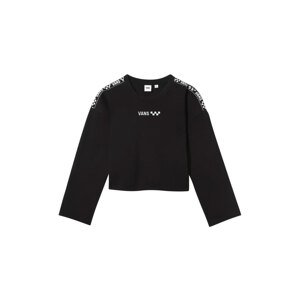 Vans Wm Brand Striper Crew Black - Nők - Rövid ujjú póló Vans - Fekete - VN0A4DPABLK - Méret: XS