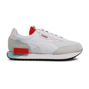 Puma Future Rider Neon Play White-Poppy - Nők - Tornacipő Puma - Fehér - 373383_09 - Méret: 37 1/2
