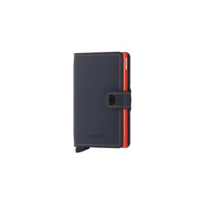 Secrid Miniwallet Matte Nightblue & Orange - Unisex - Kiegészítők Secrid - Kék - MM-nightblue-orange - Méret: UNI
