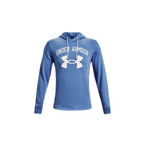 Under Armour Rival Terry Logo - Férfi - Hoodie Under Armour - Kék - 1361559-488 - Méret: M