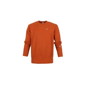 Champion Crewneck Sweatshirt Brown - Férfi - Hoodie Champion - Narancssárga - 216495-MS053 - Méret: M