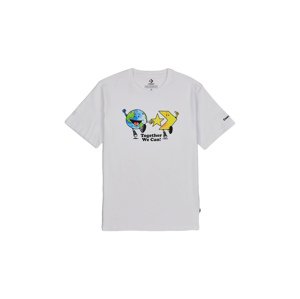 Converse Renew Together We Can Tee White - Férfi - Rövid ujjú póló Converse - Fehér - 10023059-A02 - Méret: S