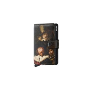 Secrid Miniwallet x Art Mauritshuis Goldfinch - Unisex - Kiegészítők Secrid - Barna - MAr-Night - Méret: UNI