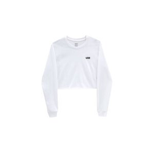 Vans Cropped T-Shirt LS - Nők - Rövid ujjú póló Vans - Fehér - VN0A4OUQWHT - Méret: S