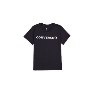 Converse Icon Play Floral Infill Tee - Nők - Rövid ujjú póló Converse - Fekete - 10023946-A01 - Méret: S