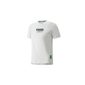 Puma x MINECRAFT Graphic Men's Tee - Férfi - Rövid ujjú póló Puma - Fehér - 534374_02 - Méret: M