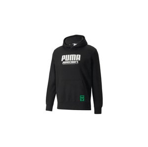 Puma x MINECRAFT Men's - Férfi - Hoodie Puma - Fekete - 534376_01 - Méret: M