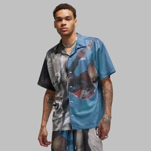 Jordan Flight Heritage Shirt - Férfi - Ing Jordan - Fekete - DM1396-010 - Méret: L